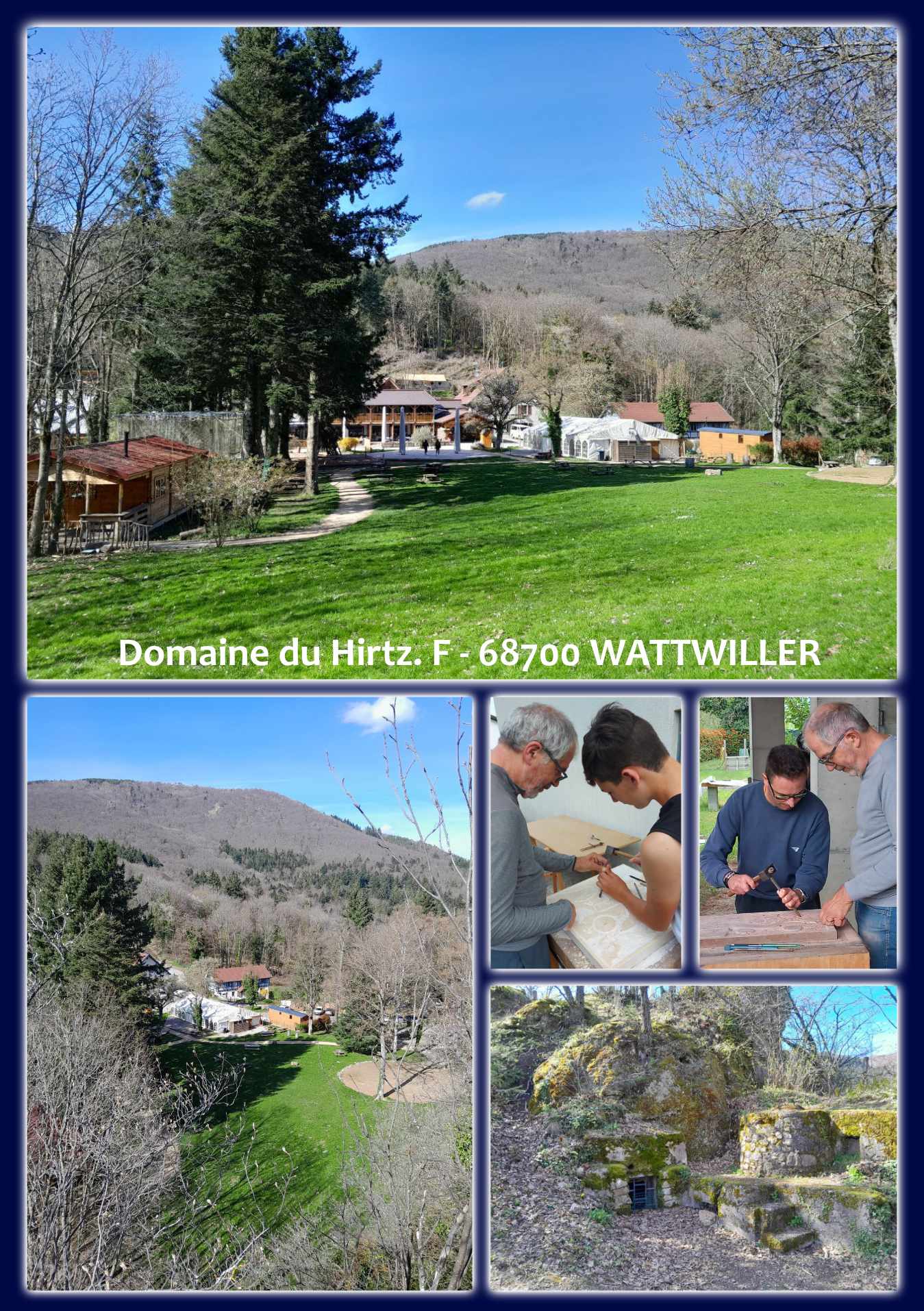 Domaine du Hirtz. Wattwiller. Francia. 29/30 Marzo e 2 Aprile 2024.